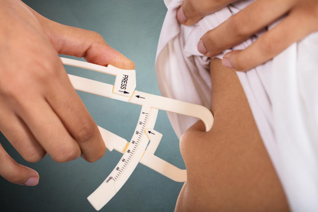 Calipers measure body fat